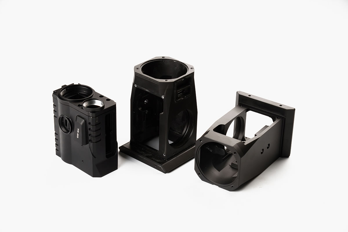 镜头仓体硬质氧化黑色